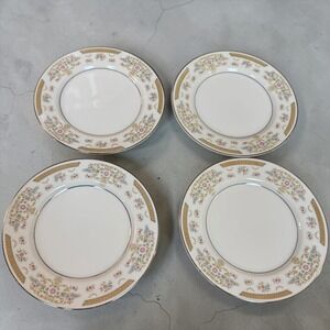 Vintage Signature Collection Coronet 117 Bread Plates Set of 4 Japan Mid-Century
